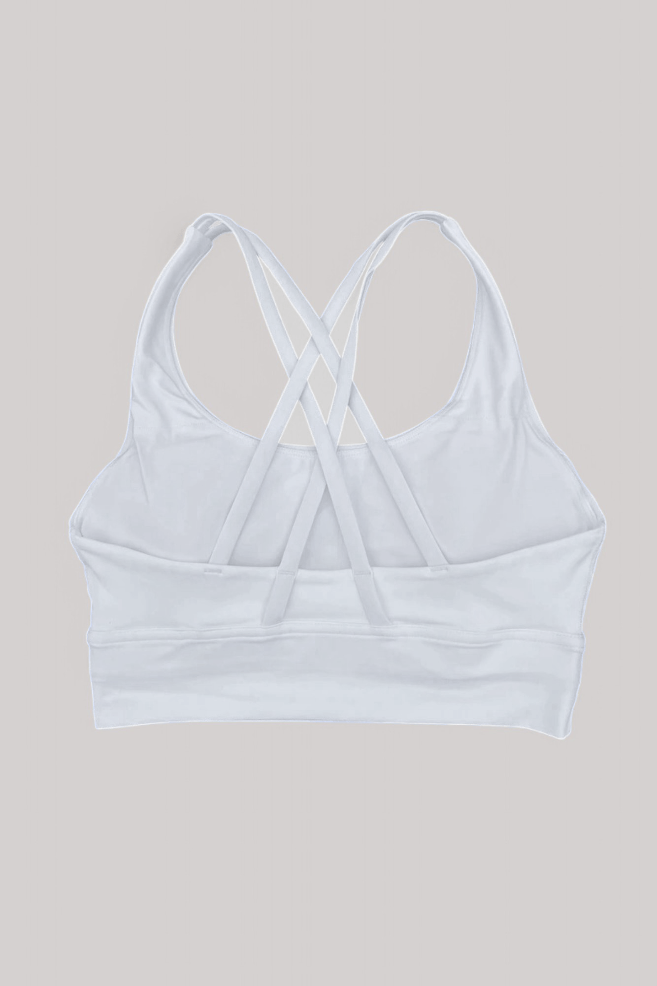 Brassière Sport Fine Bretelle | Double Blanc / S
