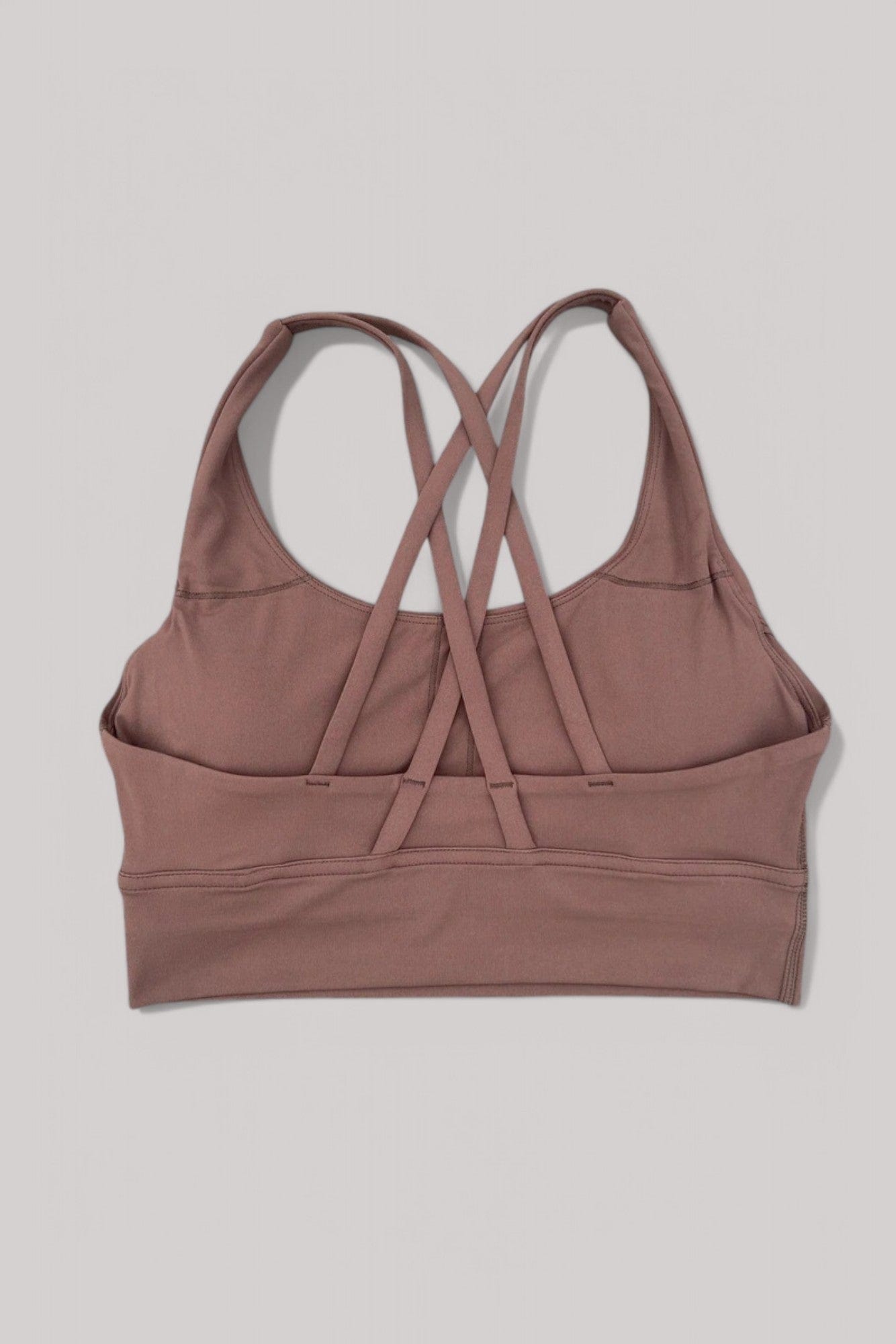 Brassière Sport Fine Bretelle | Double Marron / S