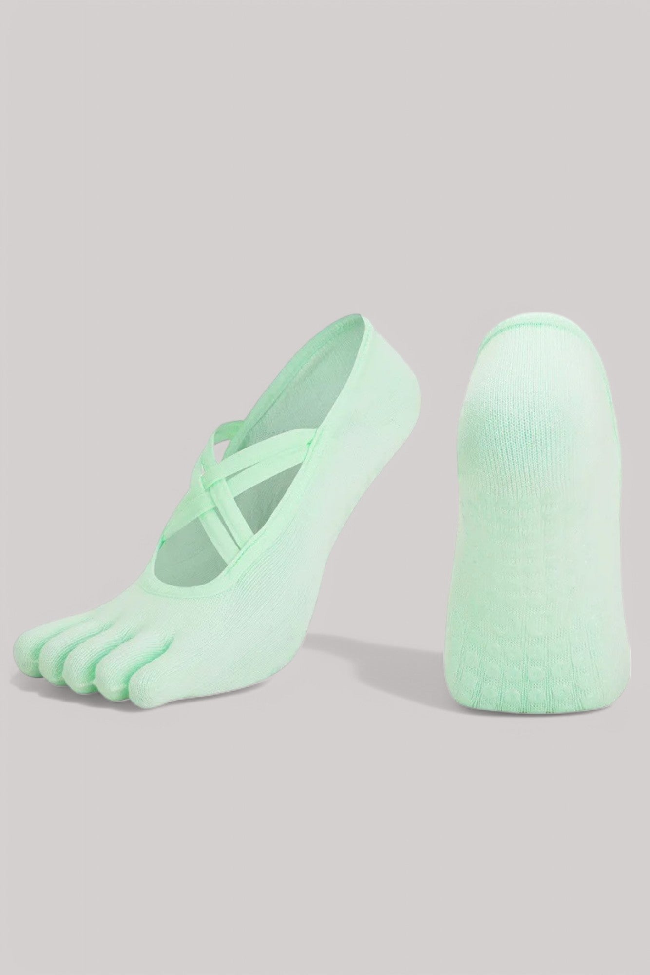 Chaussettes Pilates | 5 doigts Menthe / 35-40