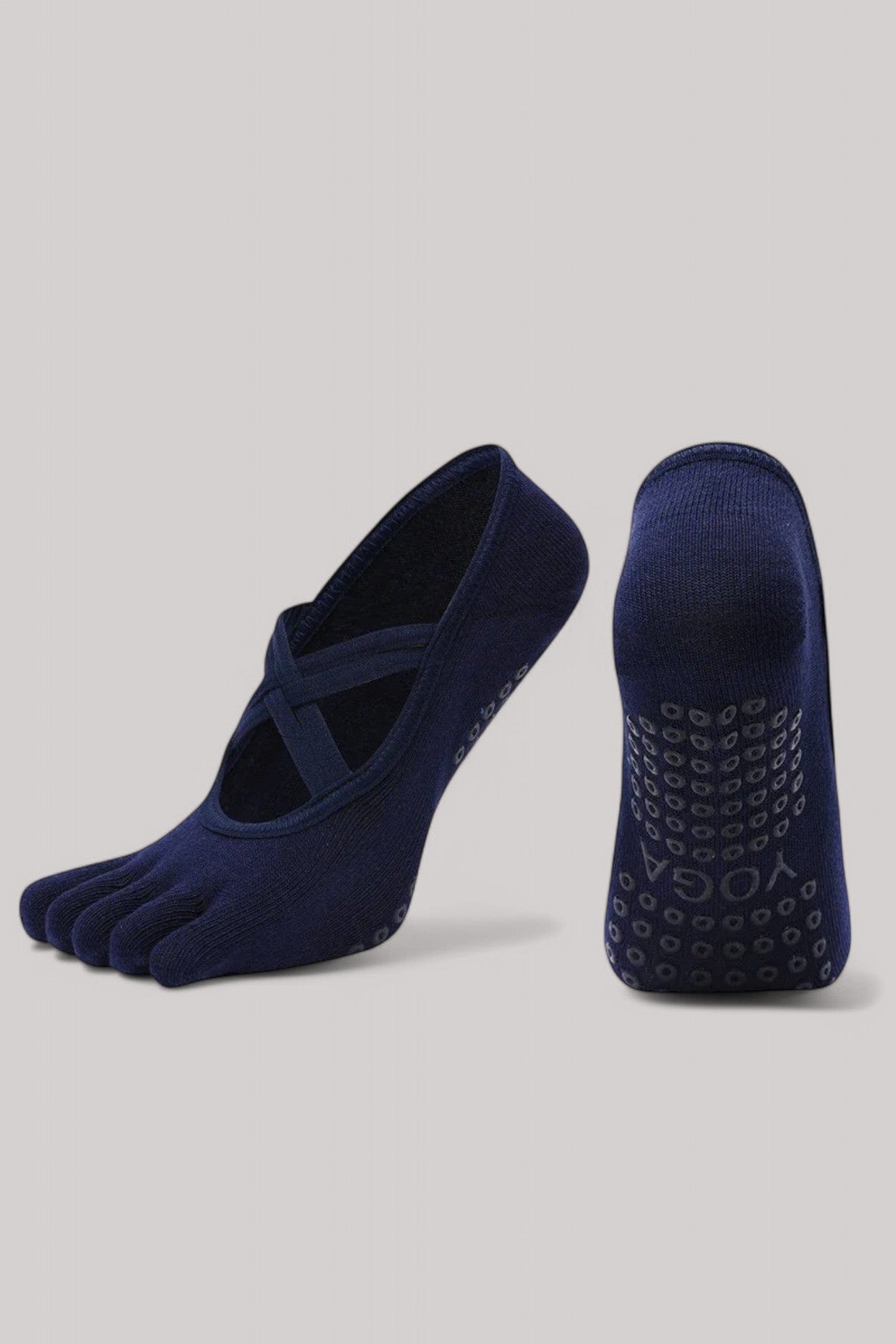 Chaussettes Pilates | 5 doigts Navy / 35-40