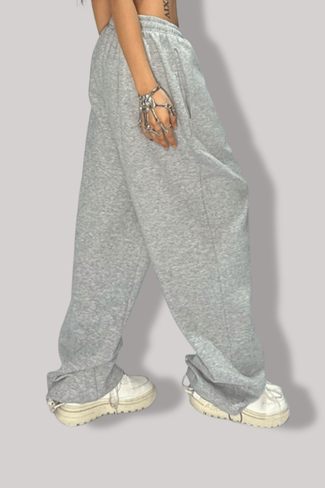 Jogging Sport Femme | Pilates Loundgewear Gris / S