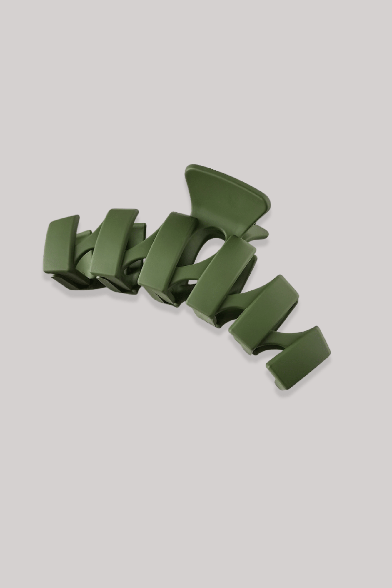 Pince à Cheveux | Géométrique Vert