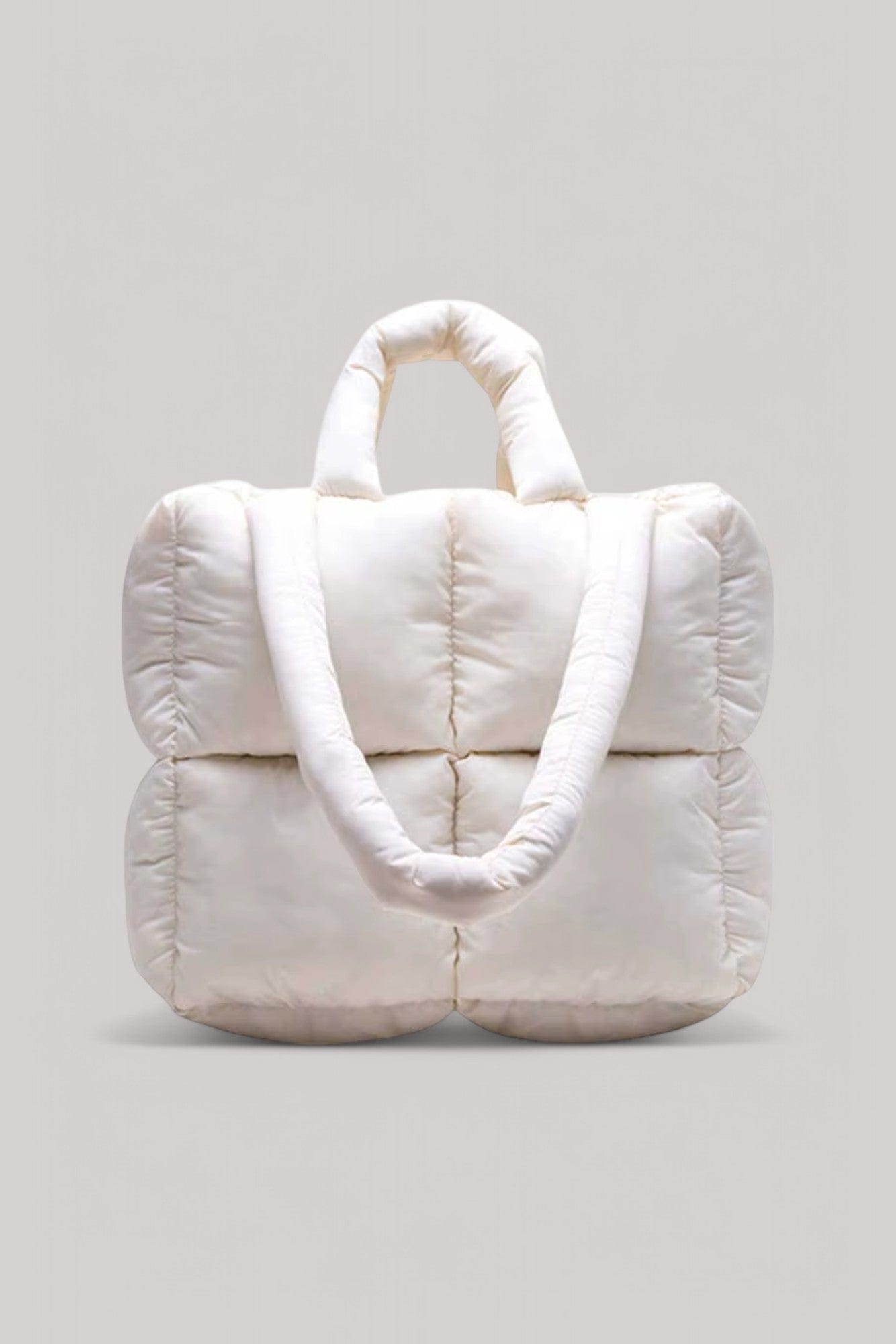 Sac Pilates | Matelassé Blanc / 30x30x15cm