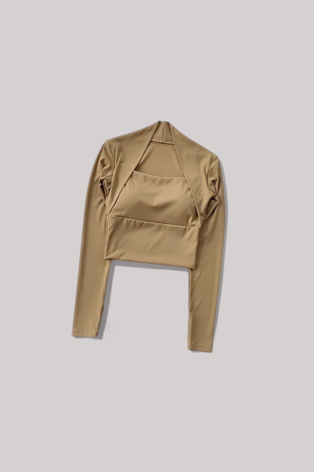 Tee Shirt Pilates Femme - Manches Longues Marron / S