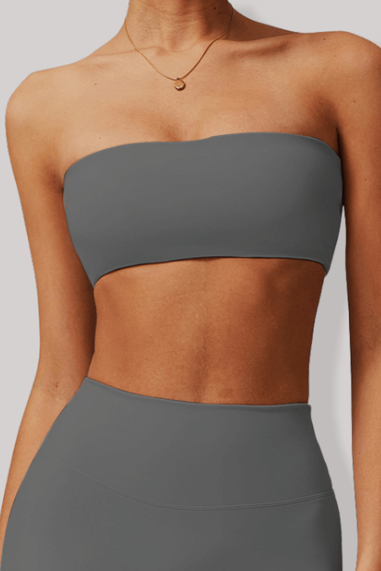 Brassière Sans Bretelle Gris / S
