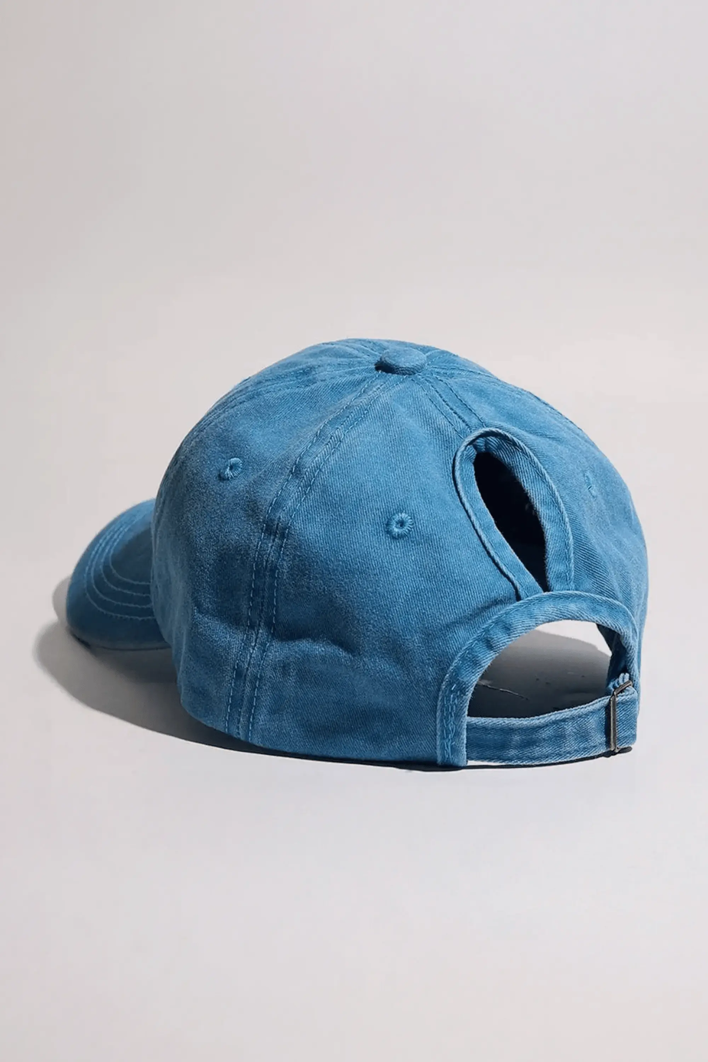Casquette Queue de Cheval Bleu / Ajustable (53-57 cm)