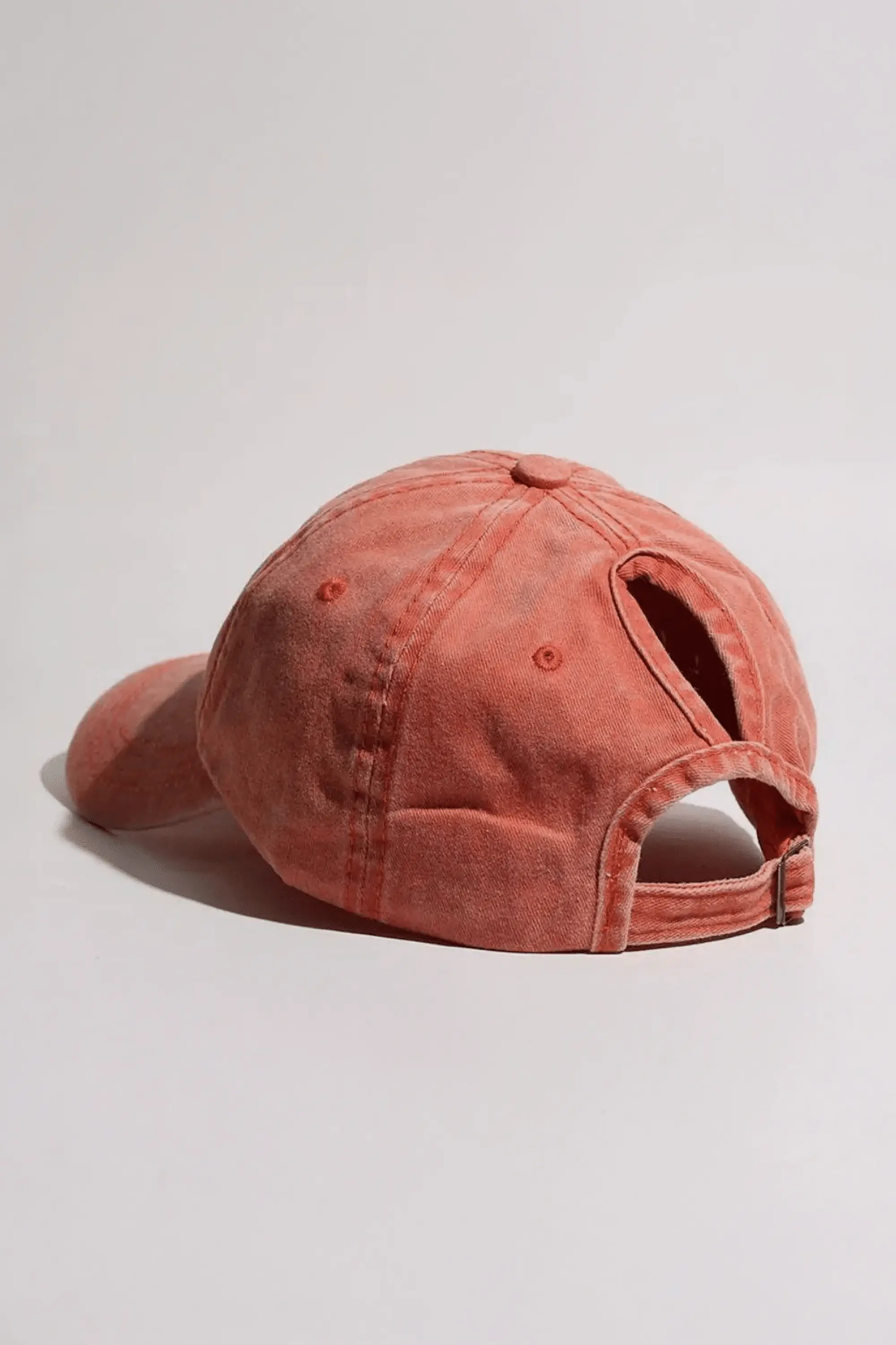 Casquette Queue de Cheval Orange / Ajustable (53-57 cm)