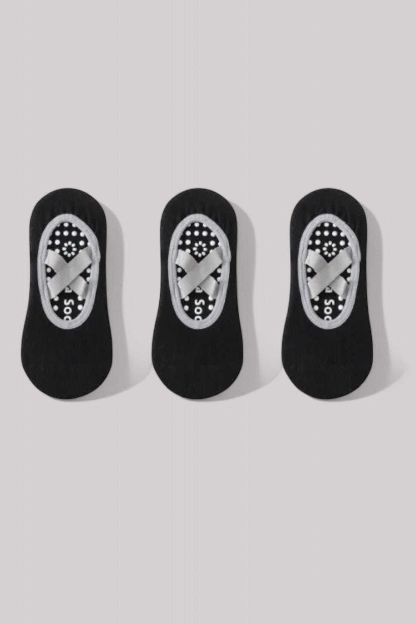 Chaussettes Pilates | Courtes Noir / 35/40