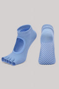 Chaussettes Pilates | Sans Doigts Bleu / 35/40