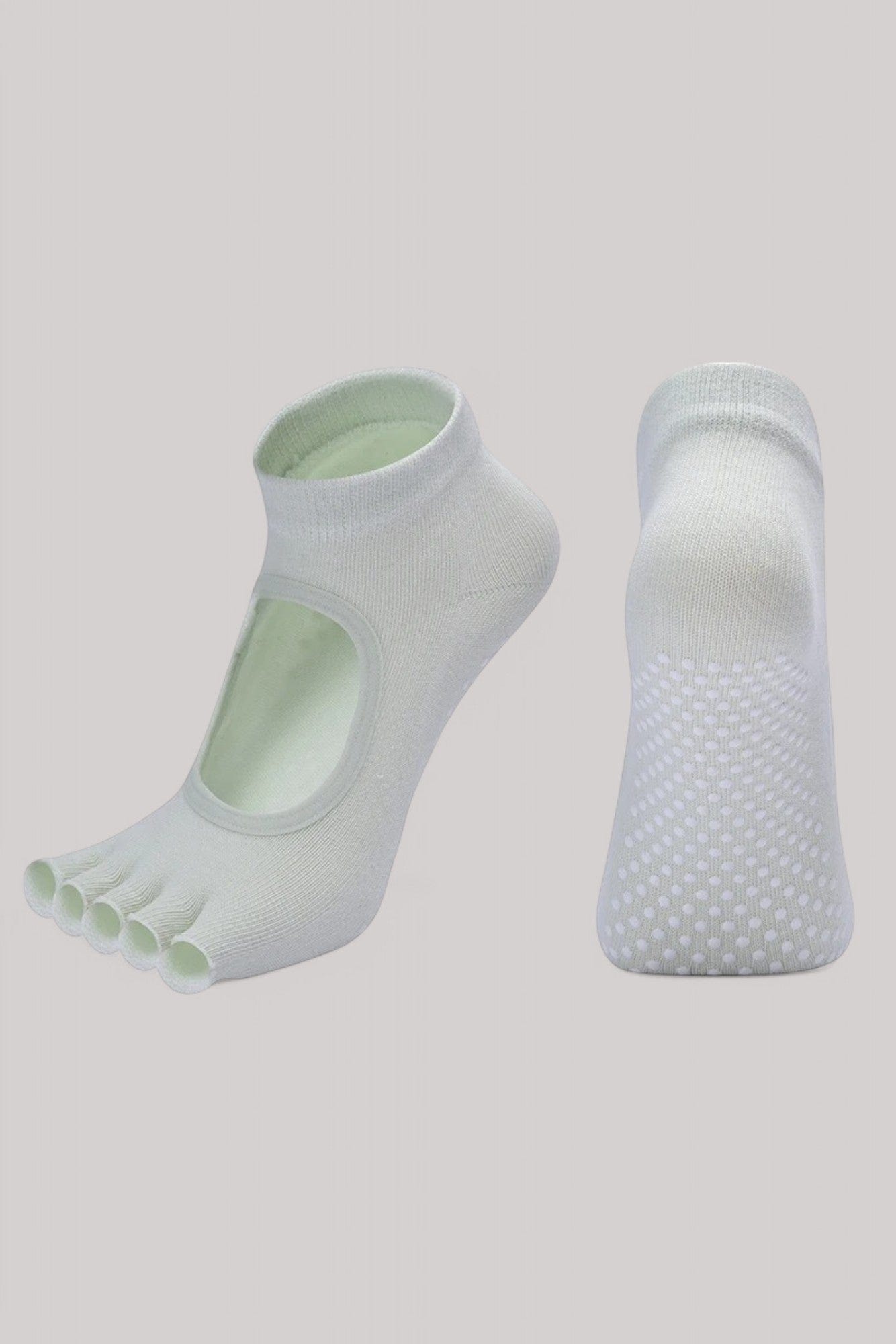 Chaussettes Pilates | Sans Doigts Menthe / 35/40