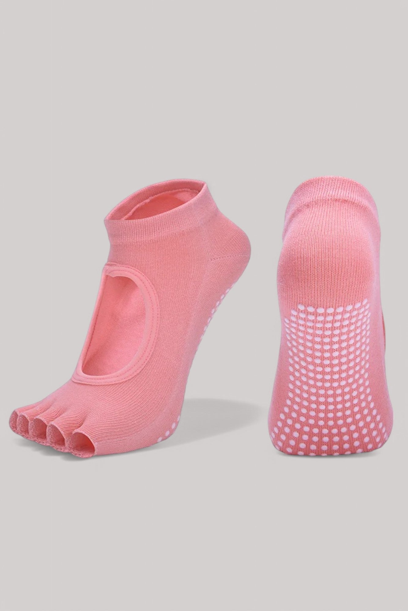 Chaussettes Pilates | Sans Doigts Rose / 35/40