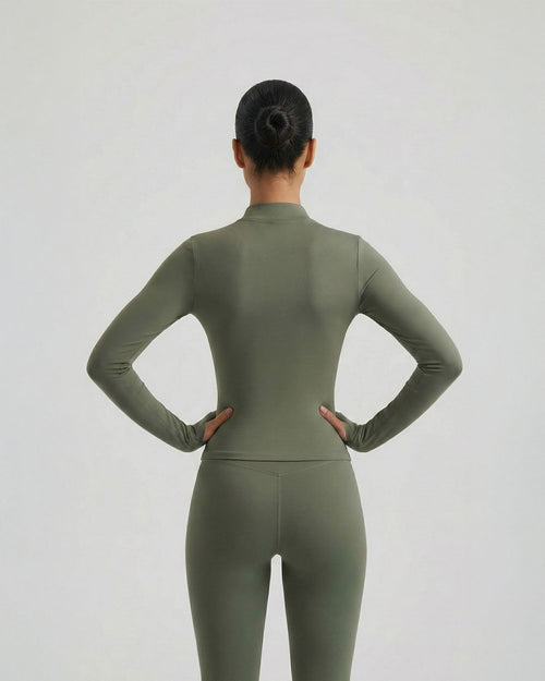 Ensemble Pilates – Legging + Brassière + Veste | Taille Haute - Taiyoa