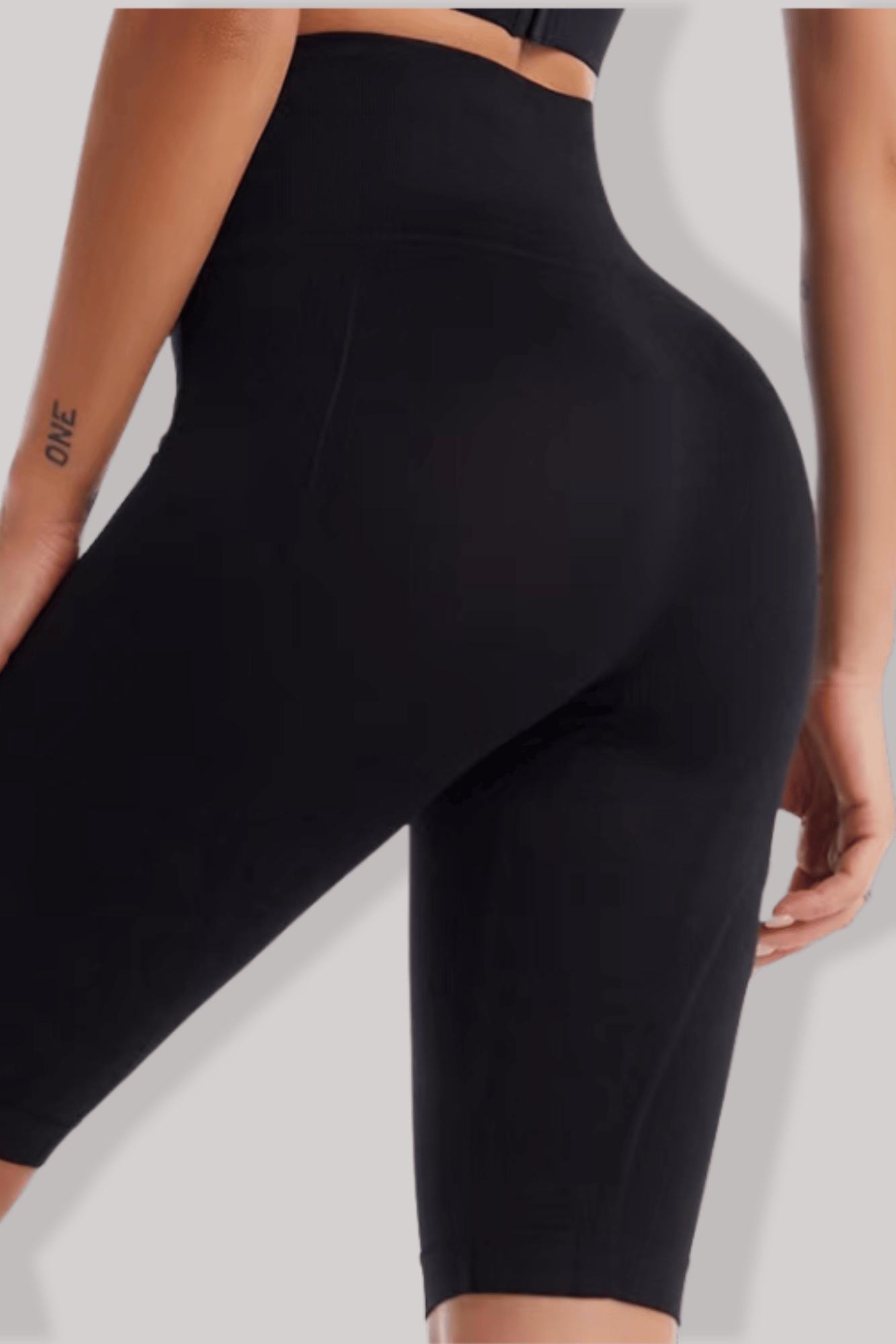 Legging Court Taille Haute Noir / Unique