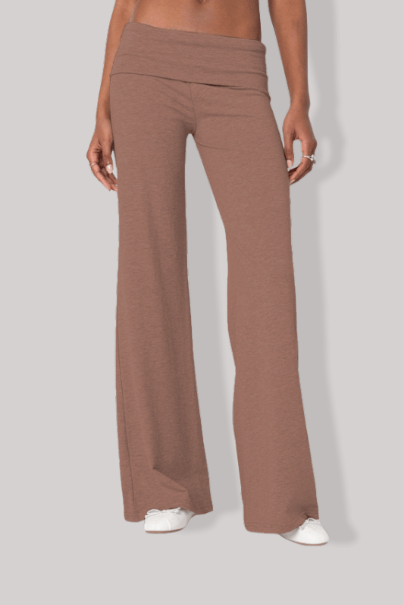 Pantalon Pilates Femme | Wrap Marron / S