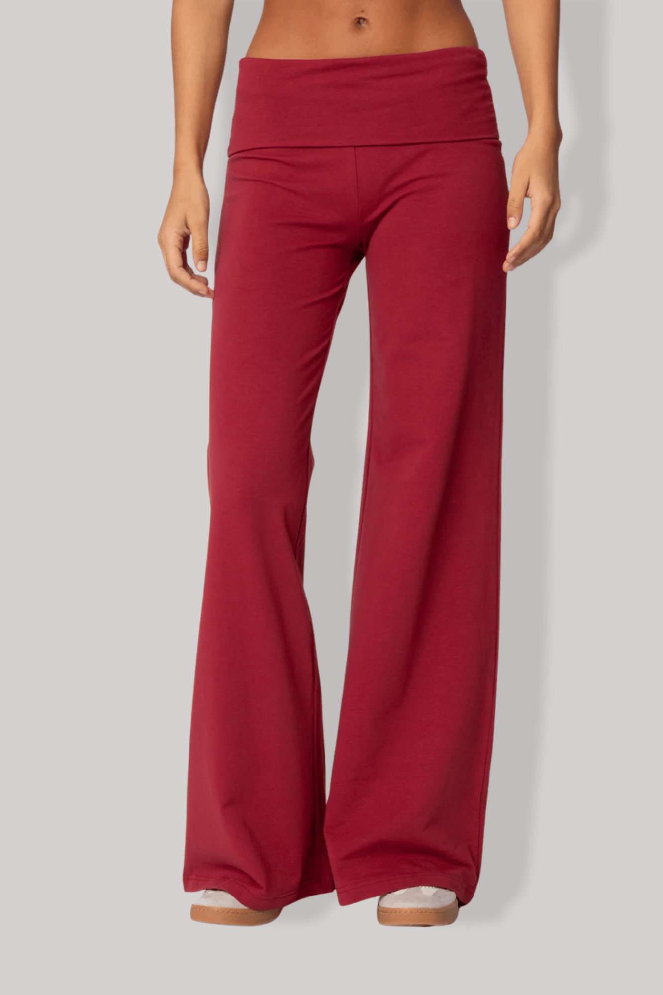 Pantalon Pilates Femme | Wrap Rouge / S