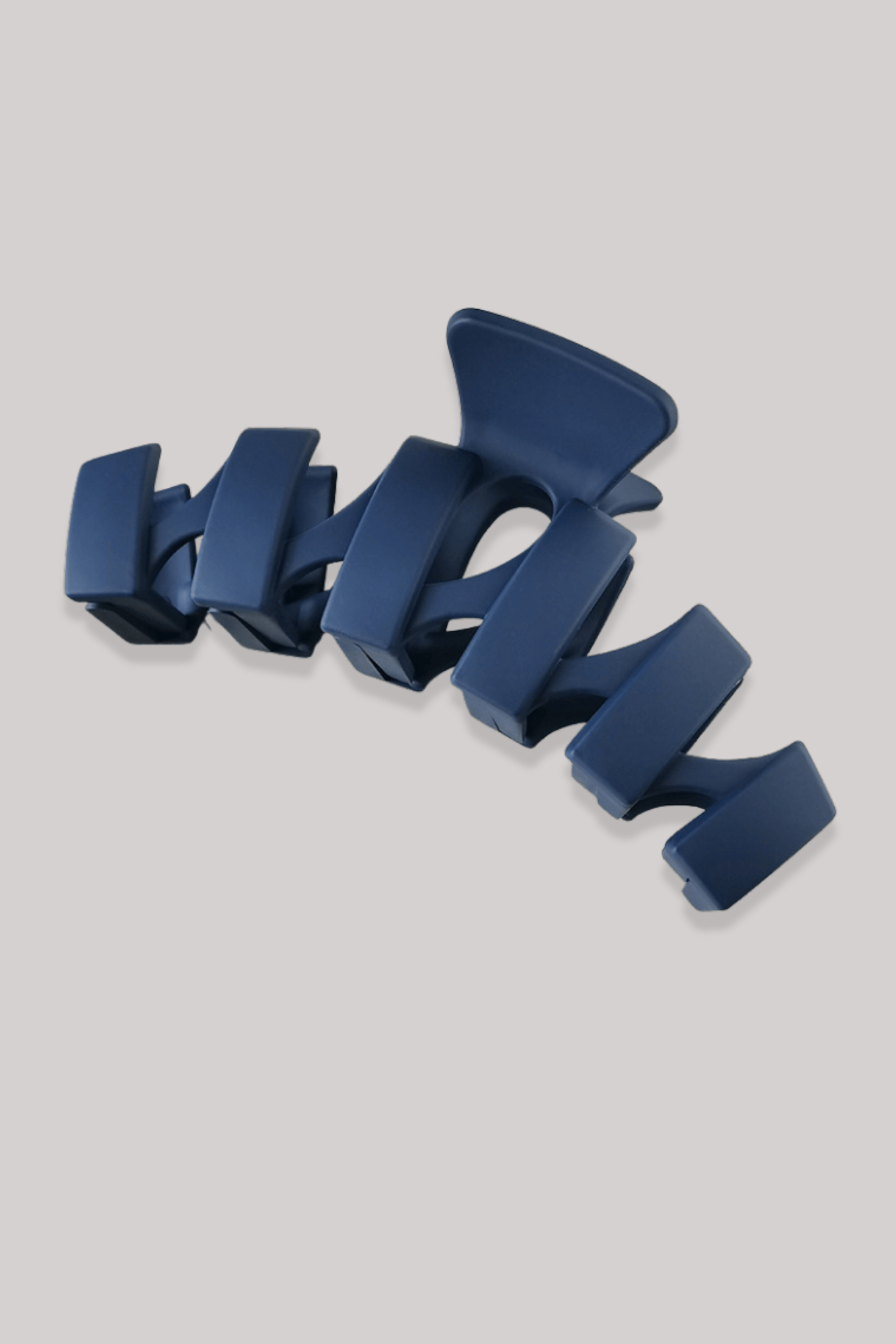 Pince à Cheveux | Géométrique Bleu