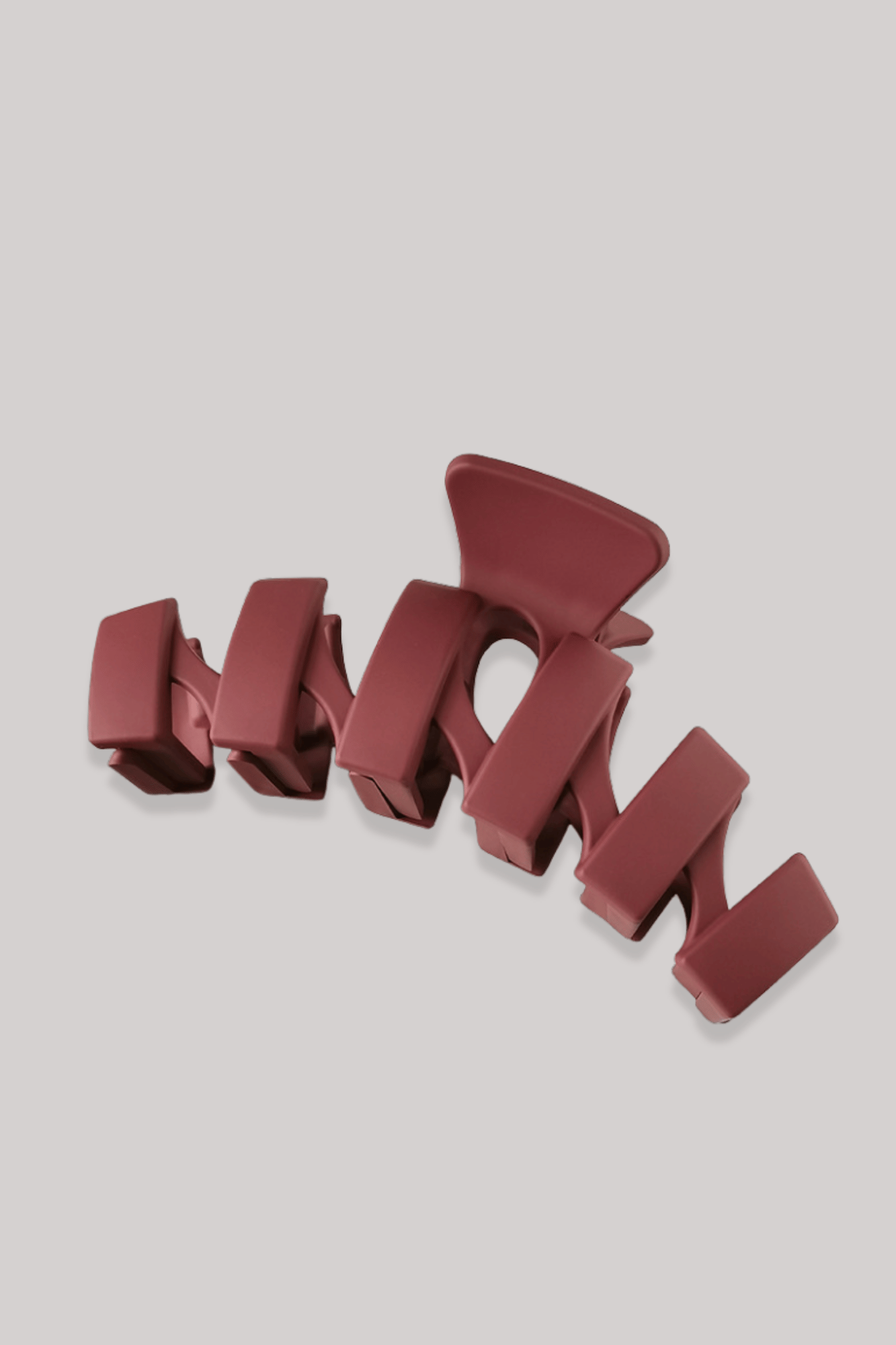 Pince à Cheveux | Géométrique Rouge