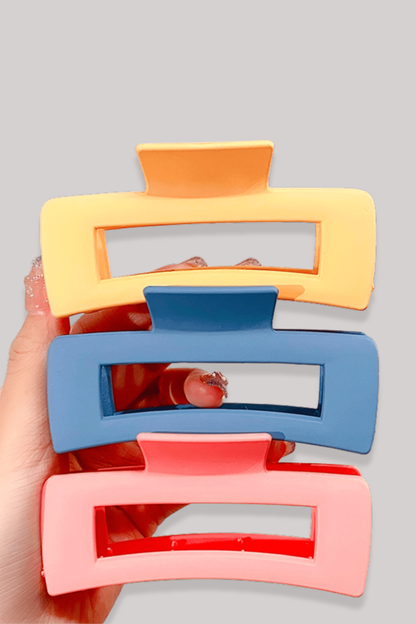 Pince à Cheveux | Rectangulaire 10.5 cm