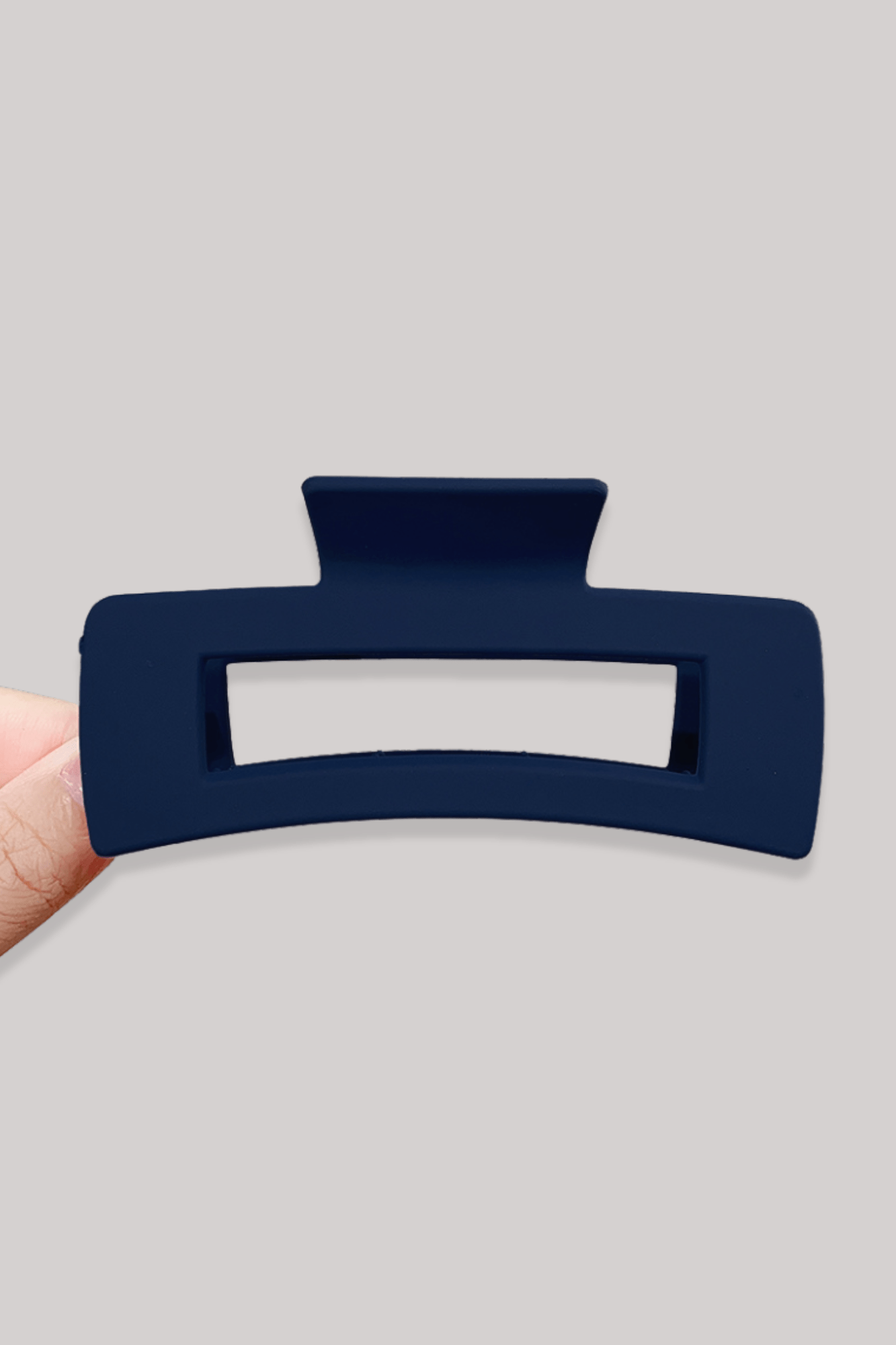Pince à Cheveux | Rectangulaire 10.5 cm Bleu Marine