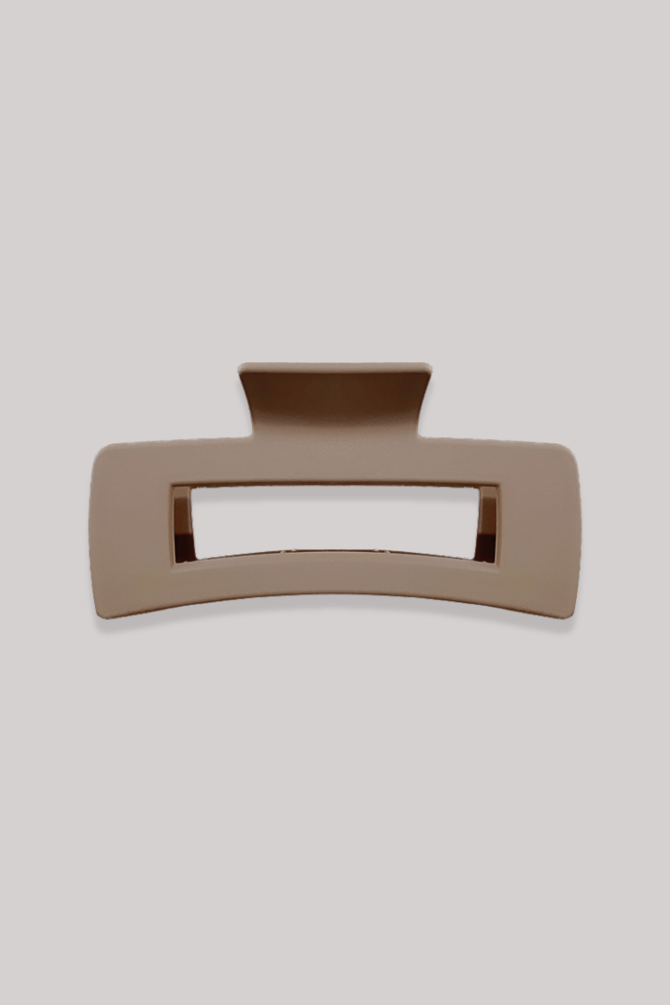 Pince à Cheveux | Rectangulaire 10.5 cm Marron