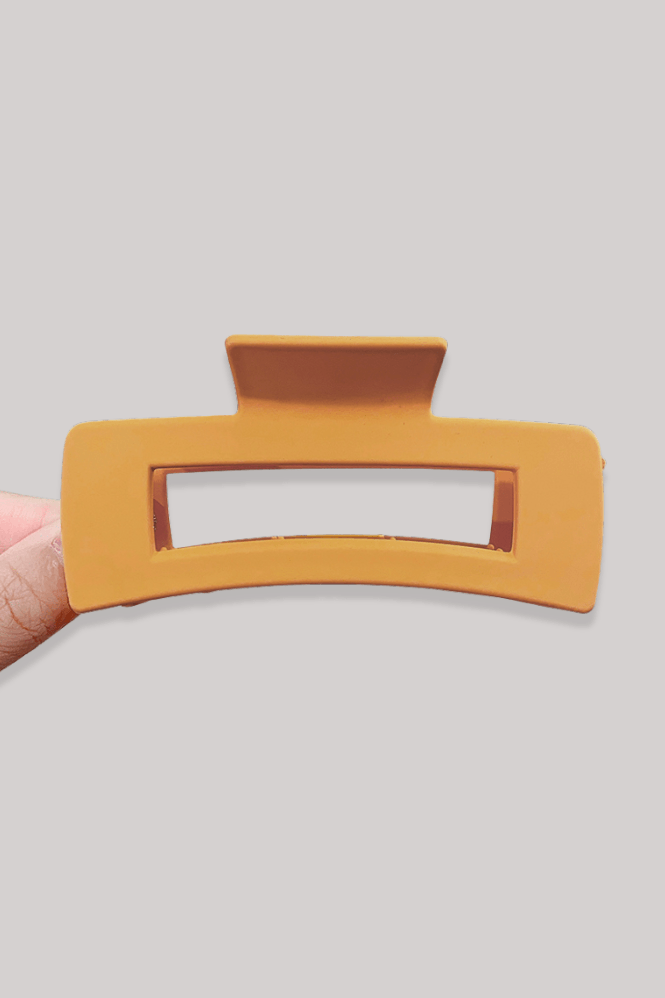 Pince à Cheveux | Rectangulaire 10.5 cm Orange