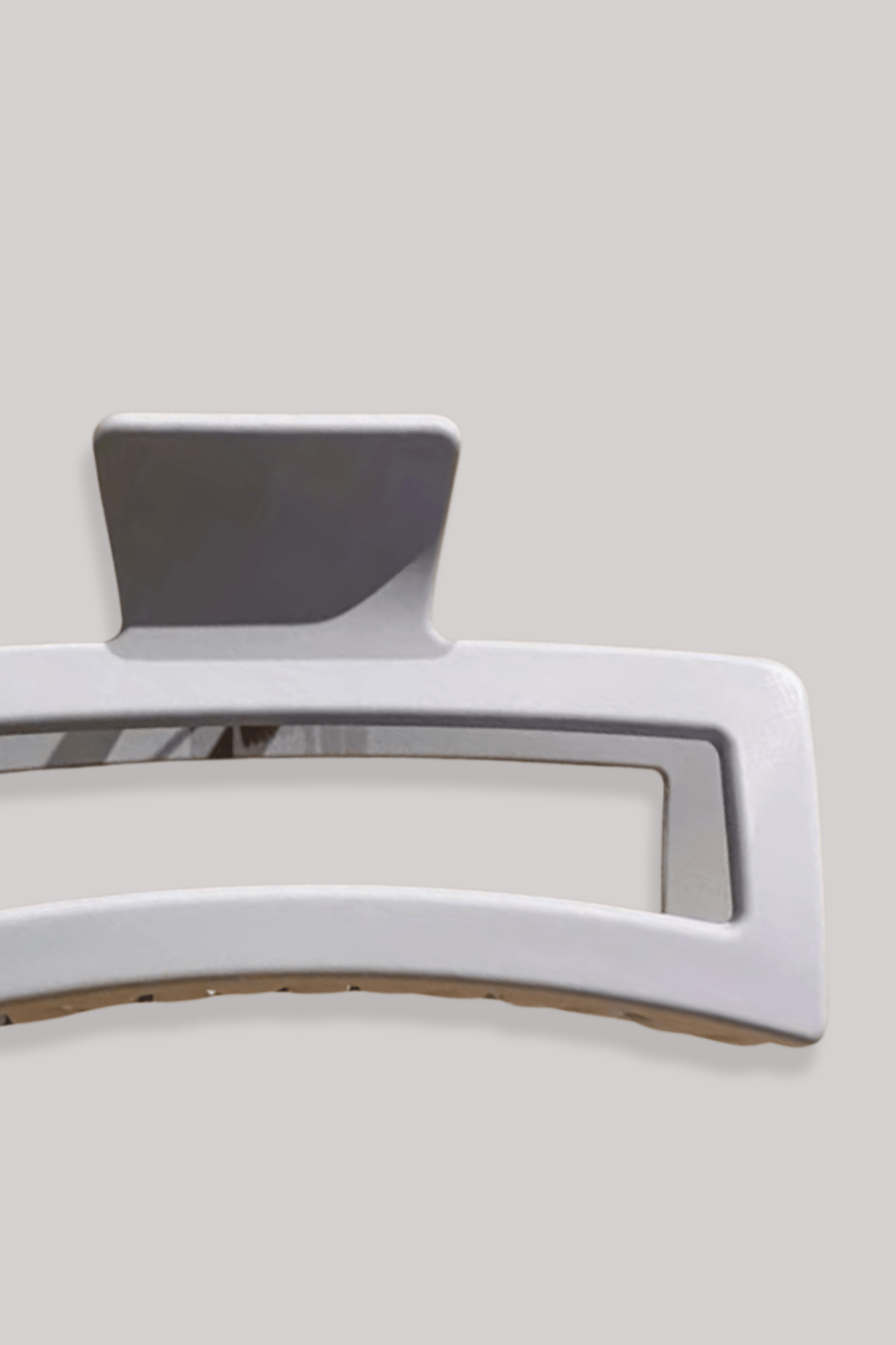 Pince à Cheveux | Rectangulaire 13 cm Gris