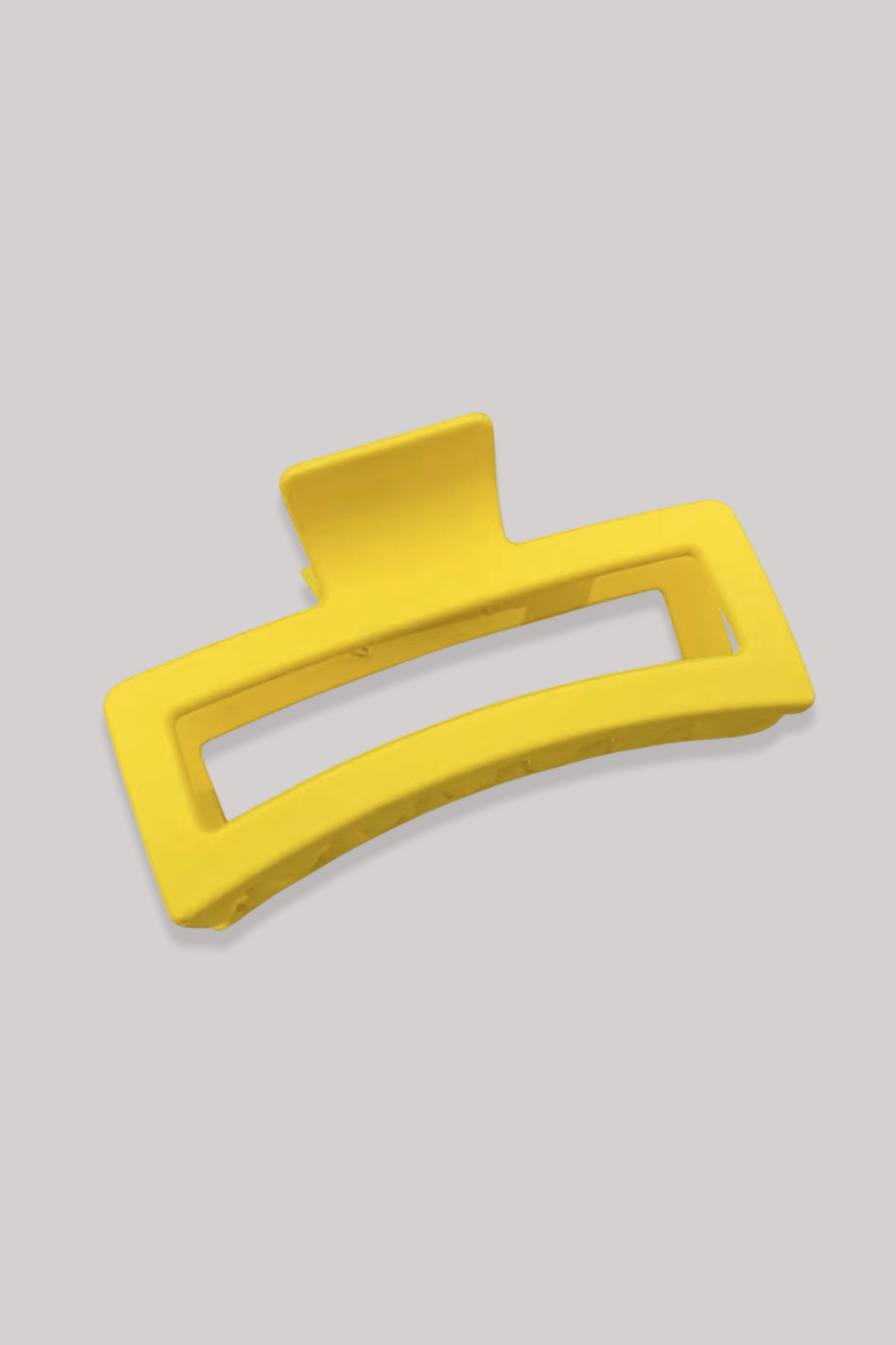 Pince à Cheveux | Rectangulaire 13 cm Jaune