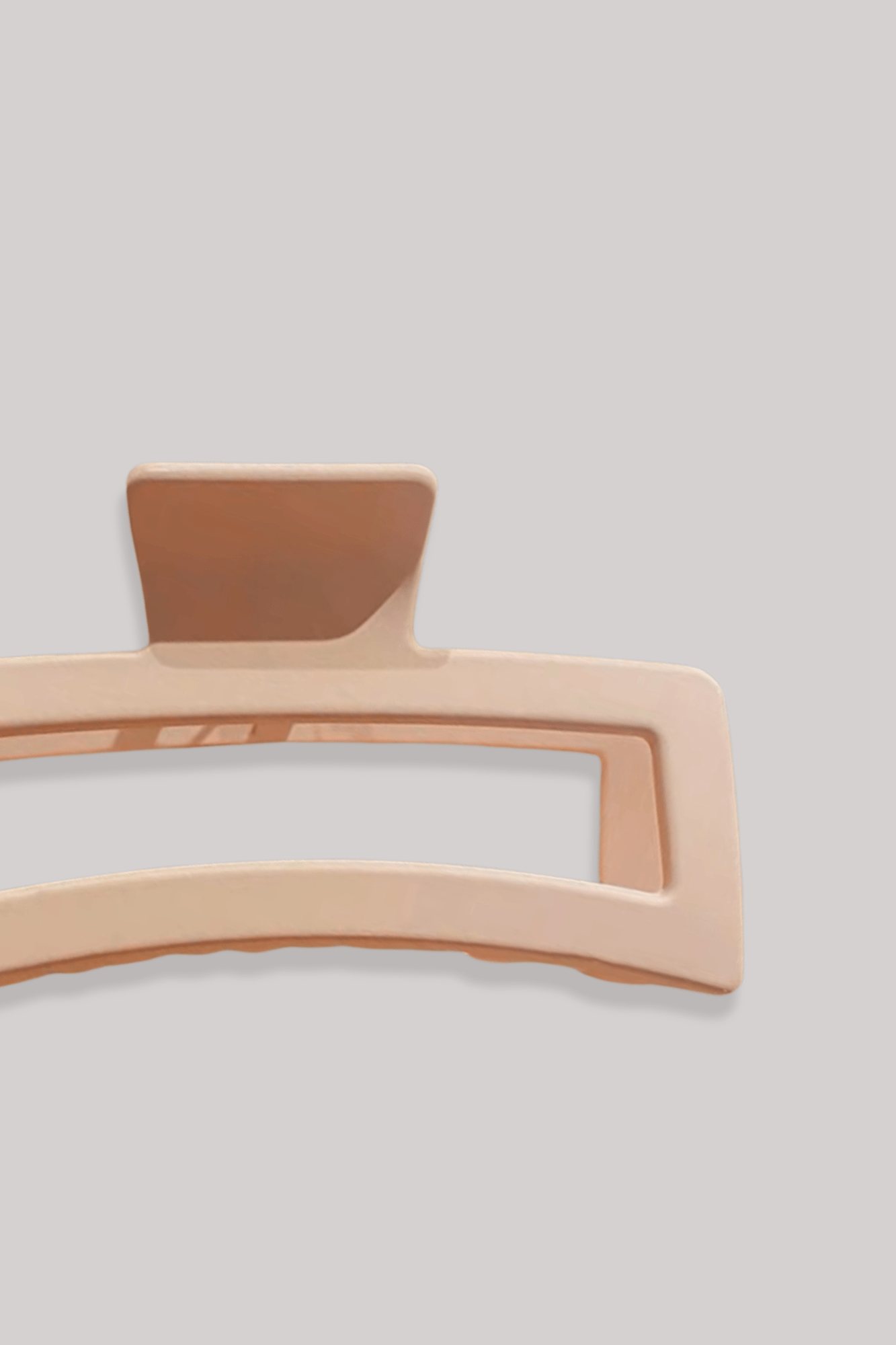 Pince à Cheveux | Rectangulaire 13 cm Rose Clair