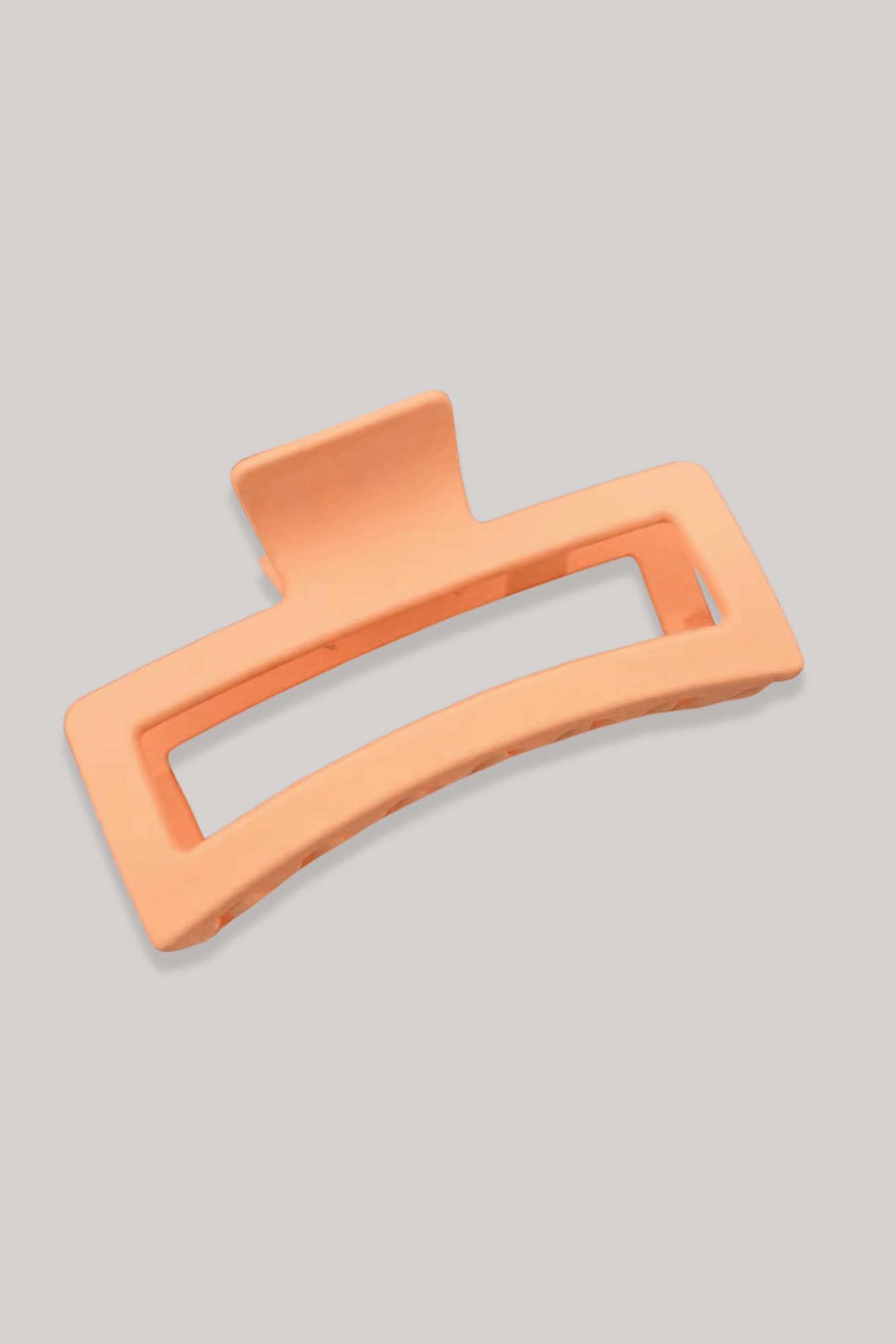 Pince à Cheveux | Rectangulaire 13 cm Saumon