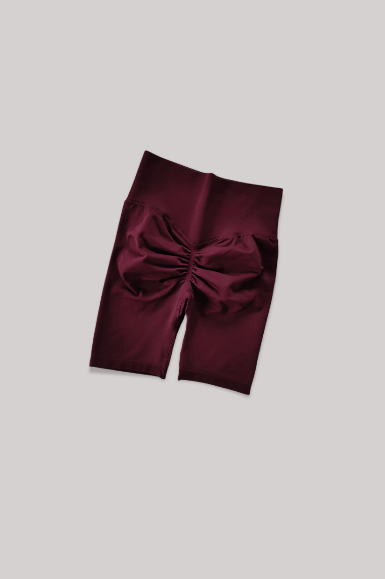 Short Gainant Taille Haute Bordeaux / S