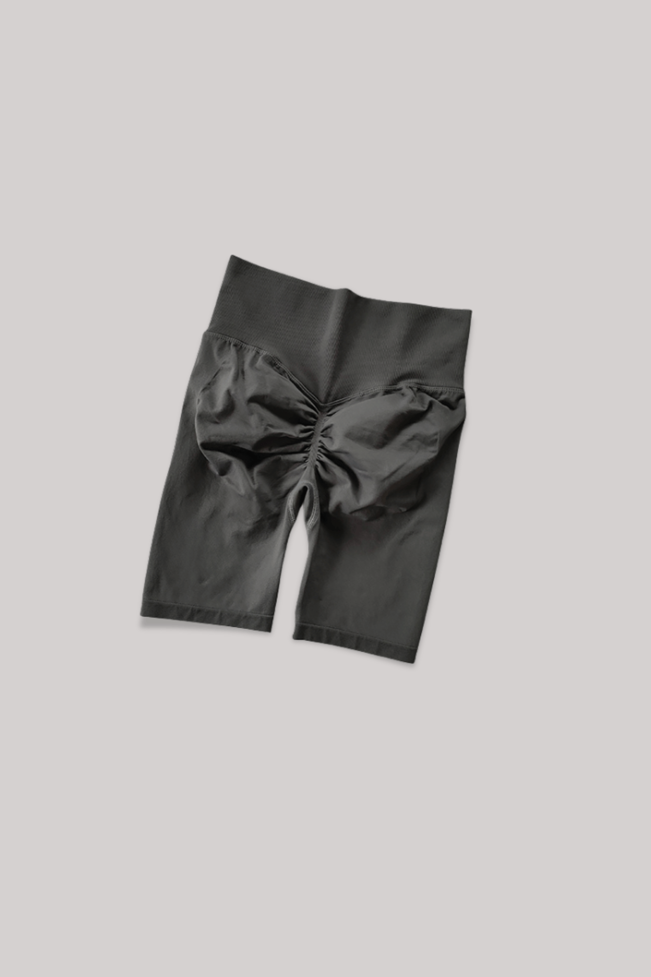 Short Gainant Taille Haute Gris Foncé / S